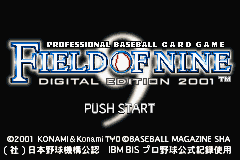 Field of Nine - Digital Edition 2001 Title Screen